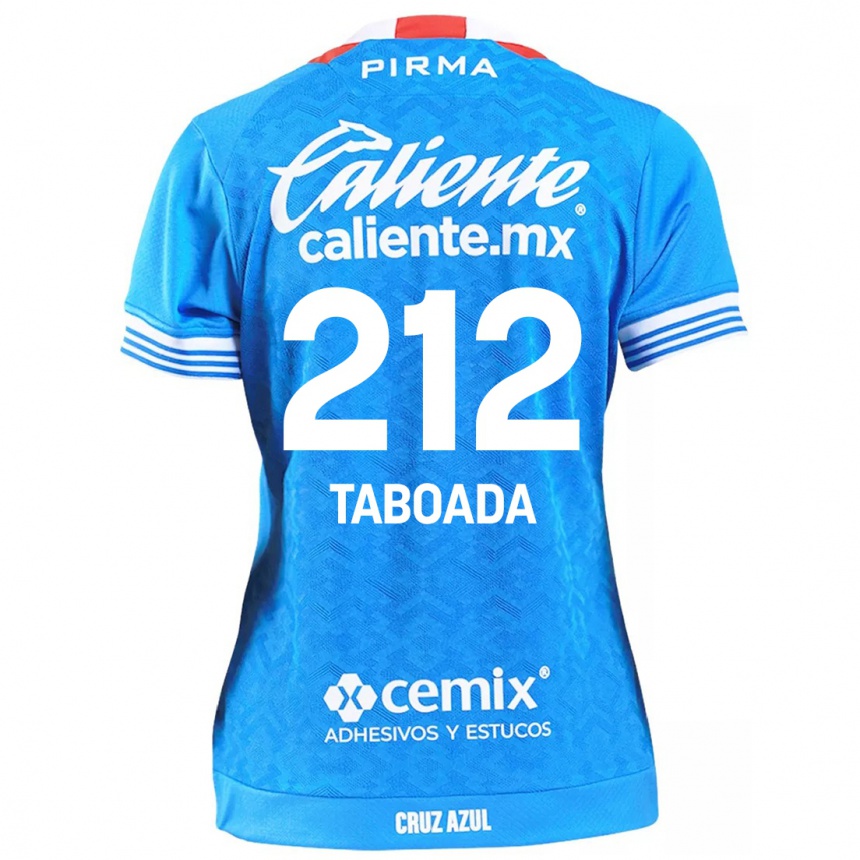 Enfant Football Maillot Víctor Taboada #212 Bleu Ciel Tenues Domicile 2024/25