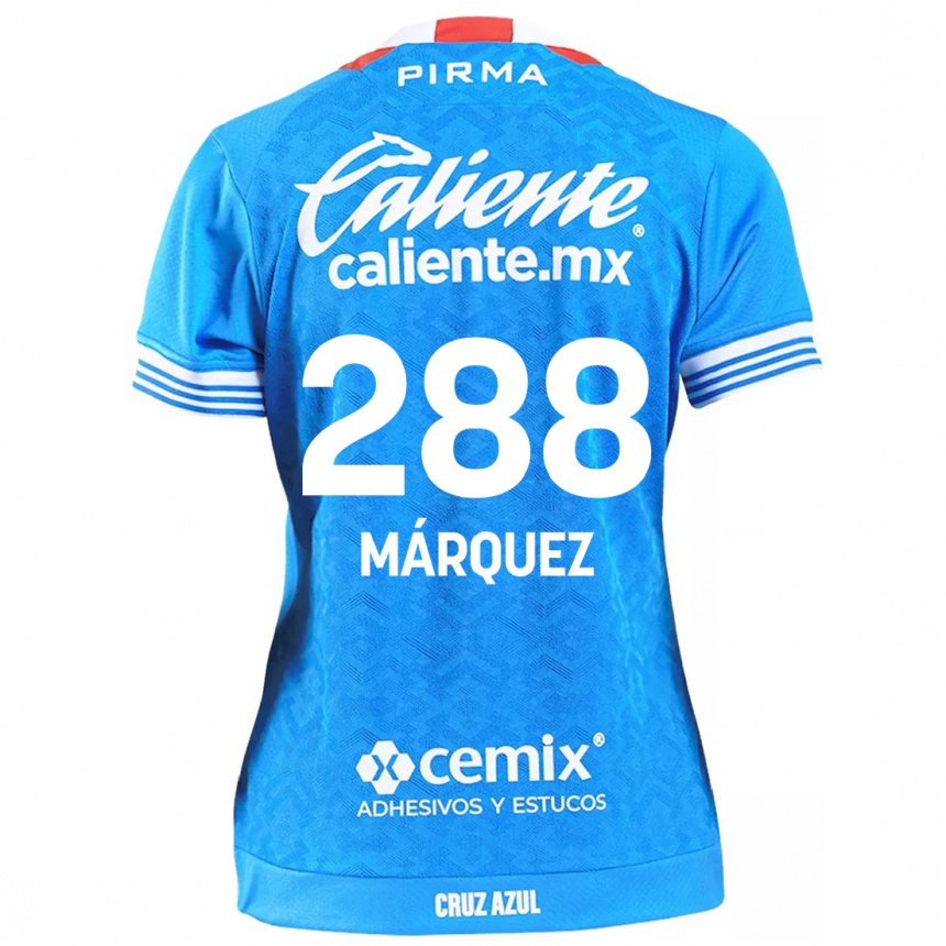 Enfant Football Maillot Víctor Márquez #288 Bleu Ciel Tenues Domicile 2024/25