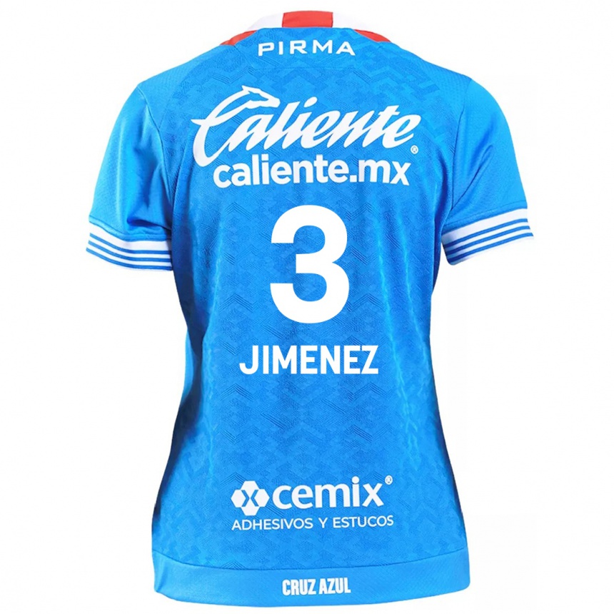 Enfant Football Maillot Jaiber Jimenez #3 Bleu Ciel Tenues Domicile 2024/25