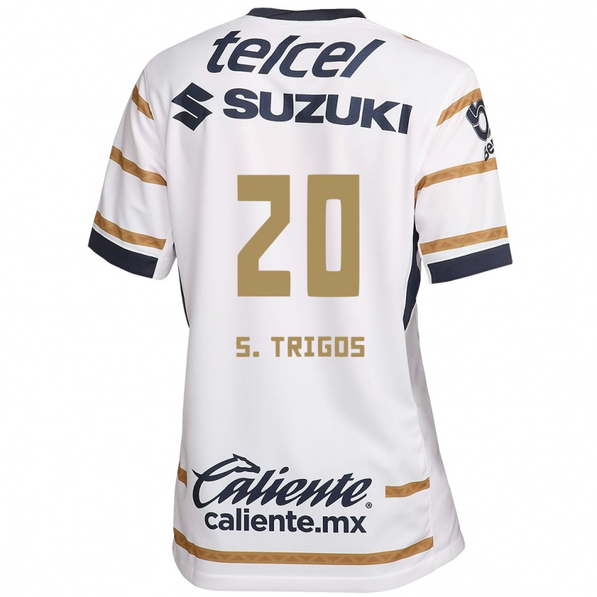 Enfant Football Maillot Santiago Trigos #20 Obsidienne Blanche Tenues Domicile 2024/25