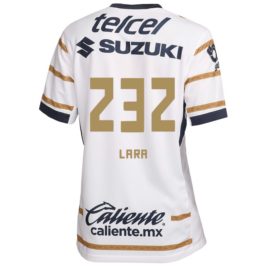 Enfant Football Maillot Pablo Lara #232 Obsidienne Blanche Tenues Domicile 2024/25