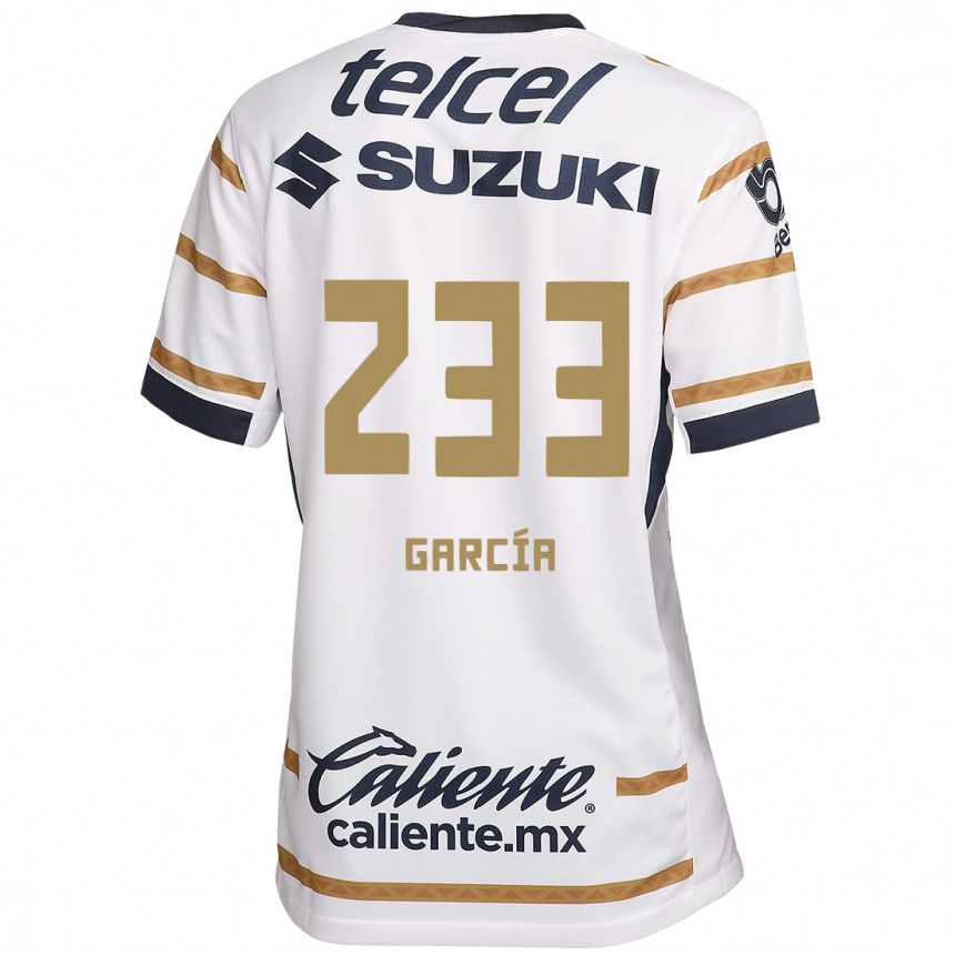 Enfant Football Maillot Carlos García #233 Obsidienne Blanche Tenues Domicile 2024/25