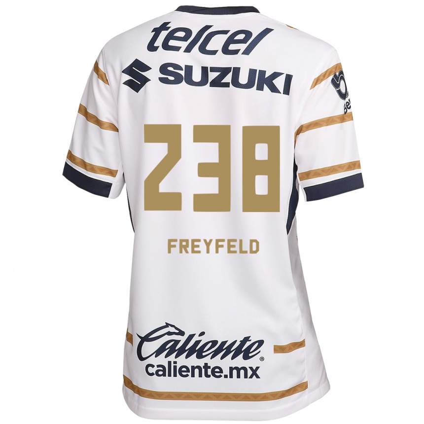 Enfant Football Maillot Julián Freyfeld #238 Obsidienne Blanche Tenues Domicile 2024/25