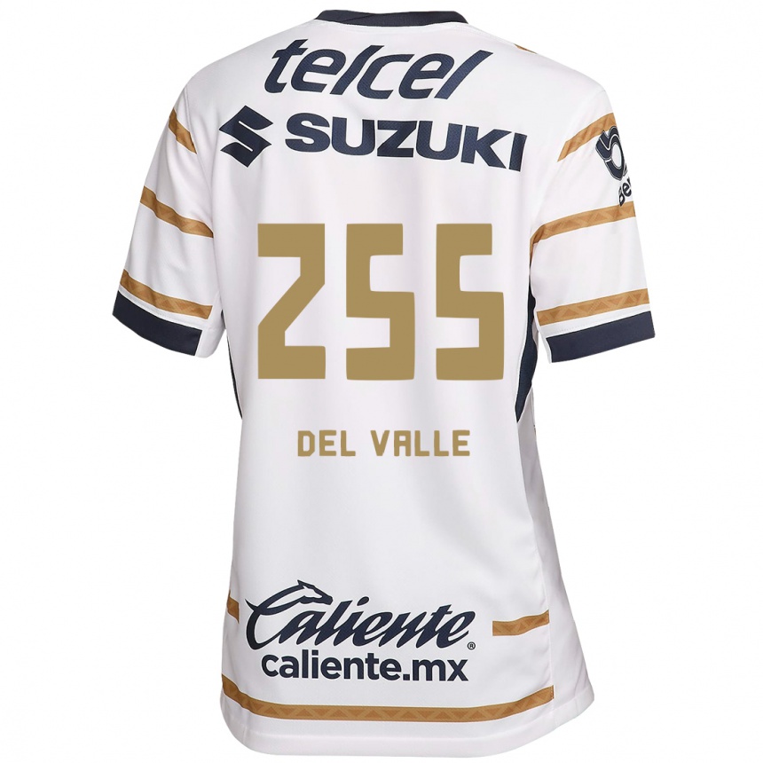 Enfant Football Maillot Yonathan Del Valle #255 Obsidienne Blanche Tenues Domicile 2024/25