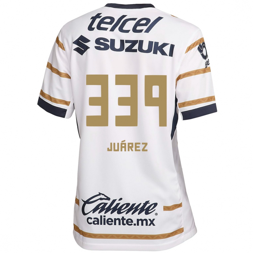 Enfant Football Maillot Jonathan Juárez #339 Obsidienne Blanche Tenues Domicile 2024/25