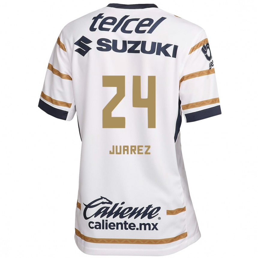 Enfant Football Maillot Gabriela Juarez #24 Obsidienne Blanche Tenues Domicile 2024/25