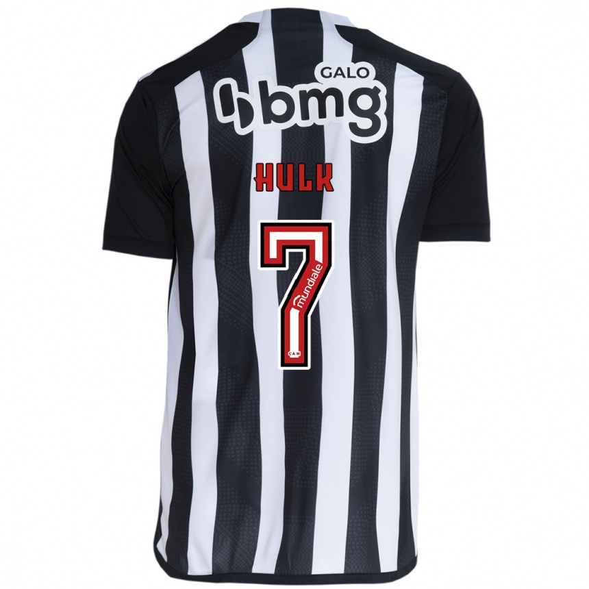 Enfant Football Maillot Hulk #7 Blanc Noir Tenues Domicile 2024/25