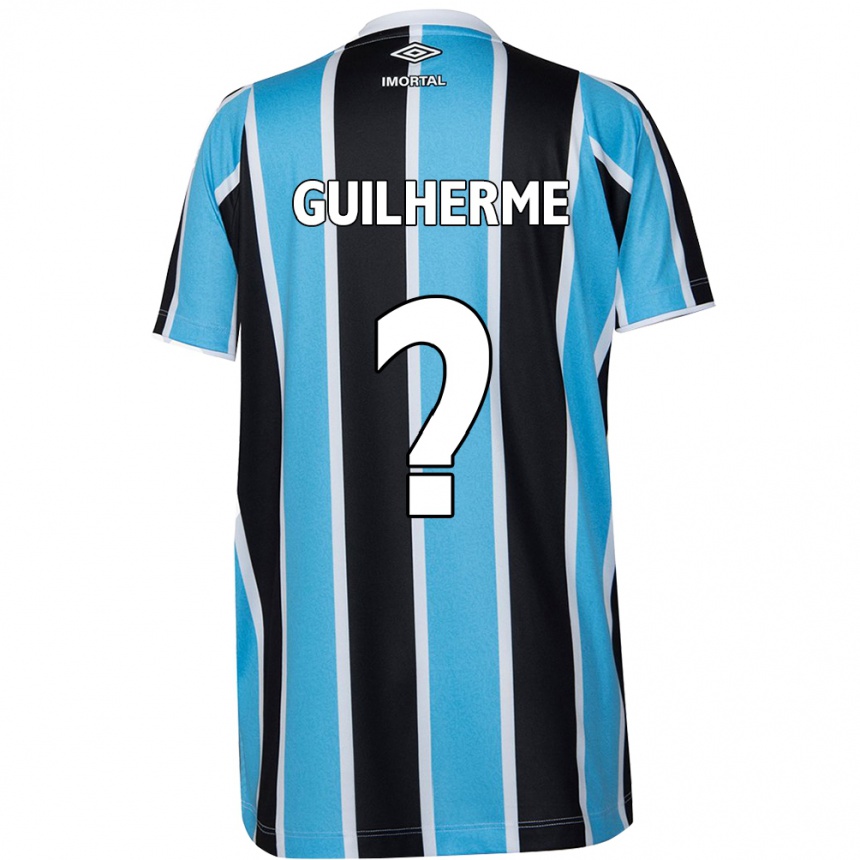 Enfant Football Maillot Zé Guilherme #0 Bleu Noir Blanc Tenues Domicile 2024/25