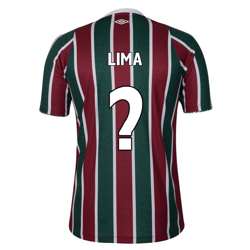 Enfant Football Maillot Daniel Lima #0 Vert Marron Blanc Tenues Domicile 2024/25