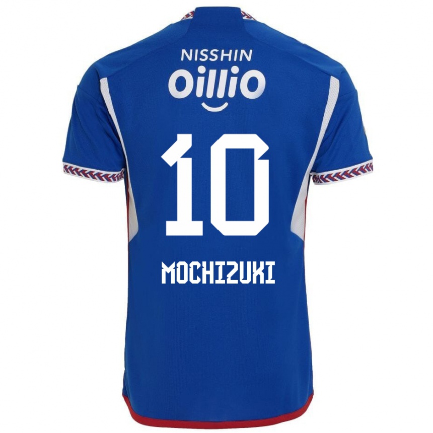 Enfant Football Maillot Kohei Mochizuki #10 Bleu Blanc Rouge Tenues Domicile 2024/25