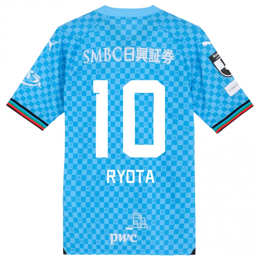 Enfant Football Maillot Ryota Oshima #10 Bleu Azur Tenues Domicile 2024/25