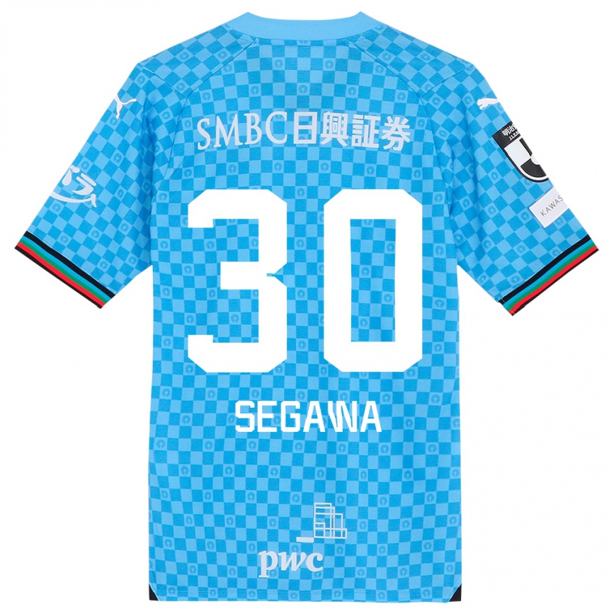 Enfant Football Maillot Yusuke Segawa #30 Bleu Azur Tenues Domicile 2024/25