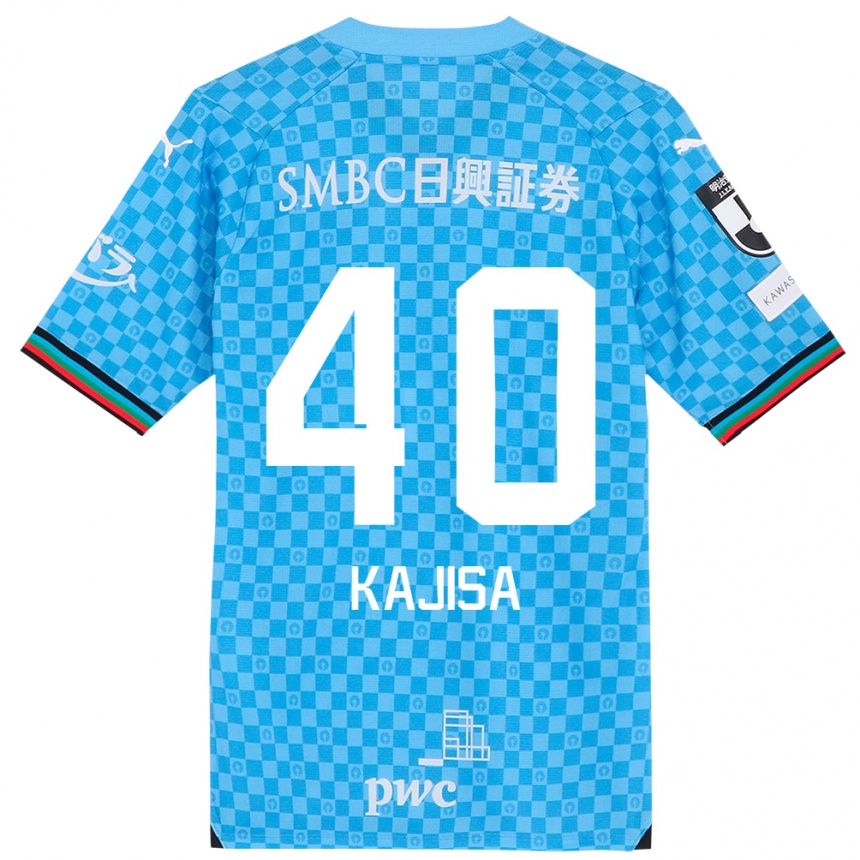 Enfant Football Maillot Umi Kajisa #40 Bleu Azur Tenues Domicile 2024/25