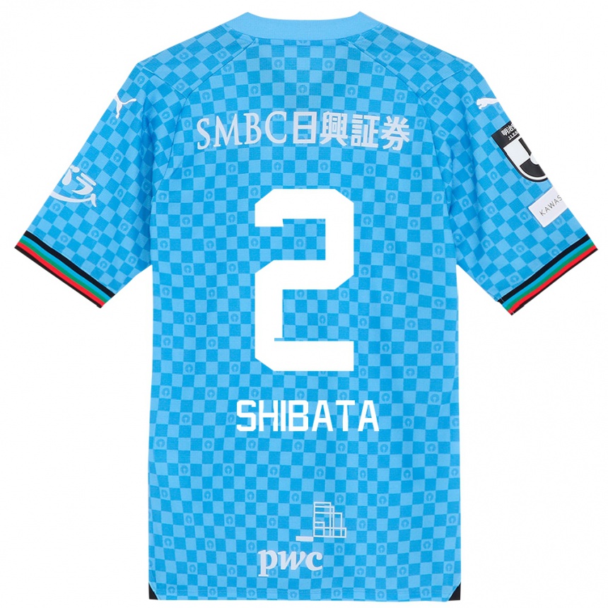 Enfant Football Maillot Shotaro Shibata #2 Bleu Azur Tenues Domicile 2024/25