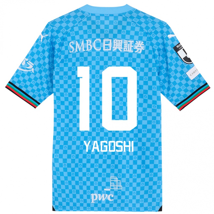 Enfant Football Maillot Mikito Yagoshi #10 Bleu Azur Tenues Domicile 2024/25