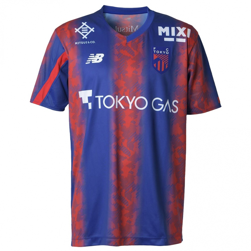 Enfant Football Maillot Yui Nakano #54 Bleu Rouge Tenues Domicile 2024/25