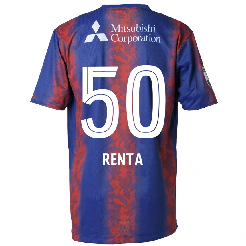 Enfant Football Maillot Renta Higashi #50 Bleu Rouge Tenues Domicile 2024/25