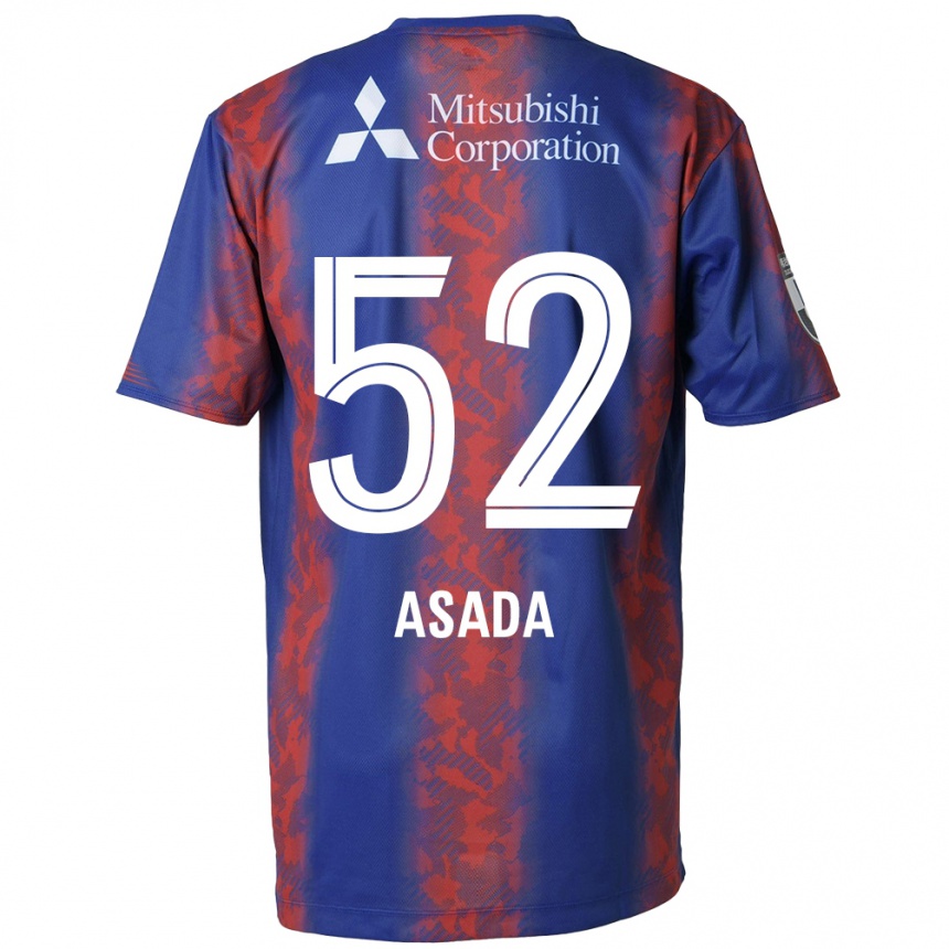 Enfant Football Maillot Rui Asada #52 Bleu Rouge Tenues Domicile 2024/25