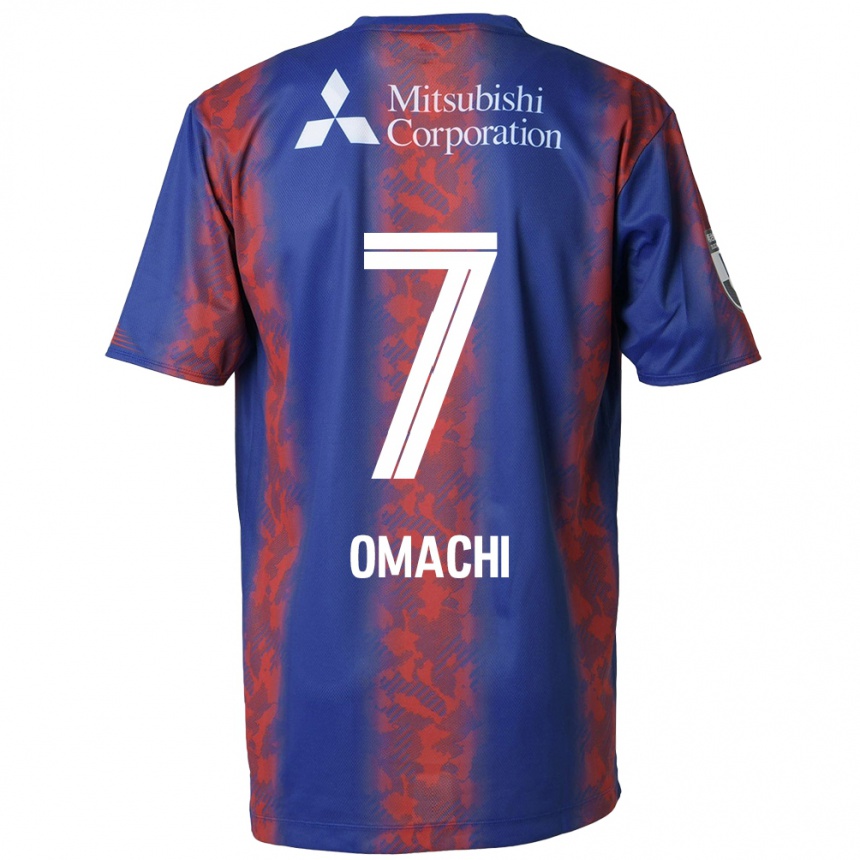 Enfant Football Maillot Hyugo Omachi #7 Bleu Rouge Tenues Domicile 2024/25