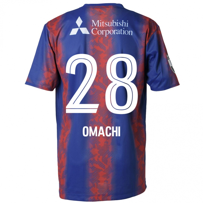 Enfant Football Maillot Shugo Omachi #28 Bleu Rouge Tenues Domicile 2024/25