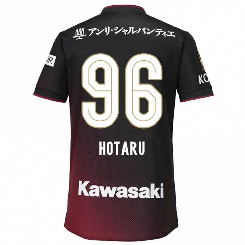 Enfant Football Maillot Hotaru Yamaguchi #96 Noir Rouge Tenues Domicile 2024/25