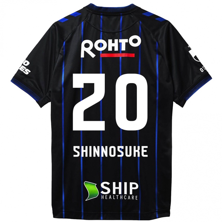 Enfant Football Maillot Shinnosuke Nakatani #20 Noir Bleu Tenues Domicile 2024/25