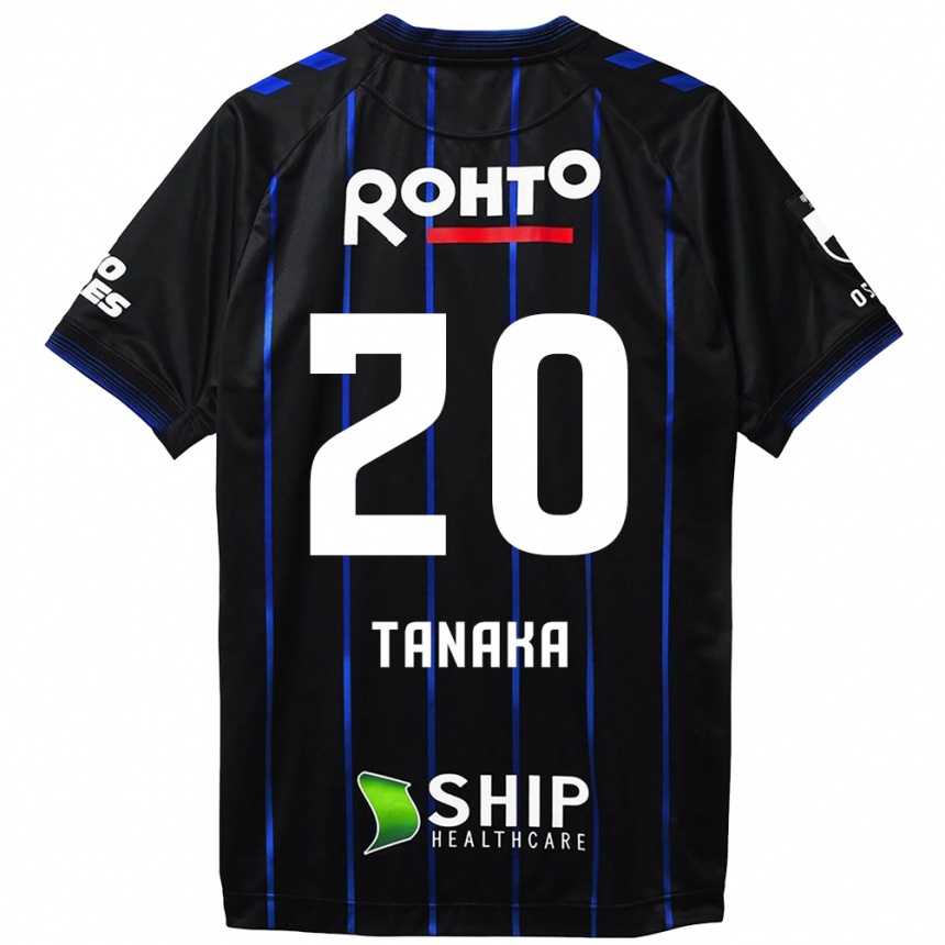 Enfant Football Maillot Hyoga Tanaka #20 Noir Bleu Tenues Domicile 2024/25