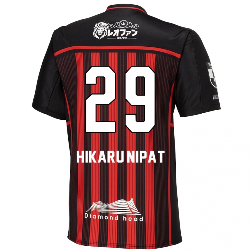 Enfant Football Maillot Reese Hikaru Nipat #29 Rouge Noir Tenues Domicile 2024/25