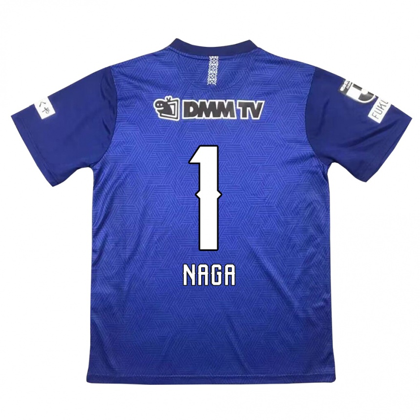 Enfant Football Maillot Takumi Nagaishi #1 Bleu Foncé Tenues Domicile 2024/25