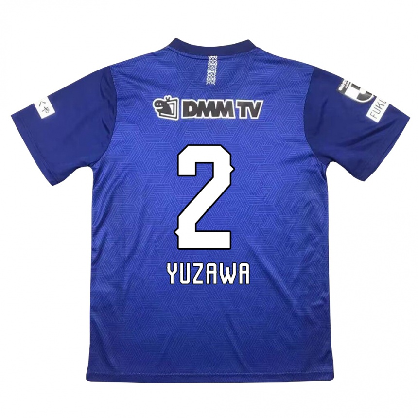 Enfant Football Maillot Masato Yuzawa #2 Bleu Foncé Tenues Domicile 2024/25