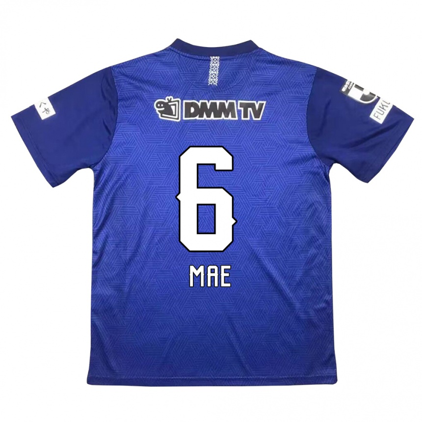 Enfant Football Maillot Hiroyuki Mae #6 Bleu Foncé Tenues Domicile 2024/25