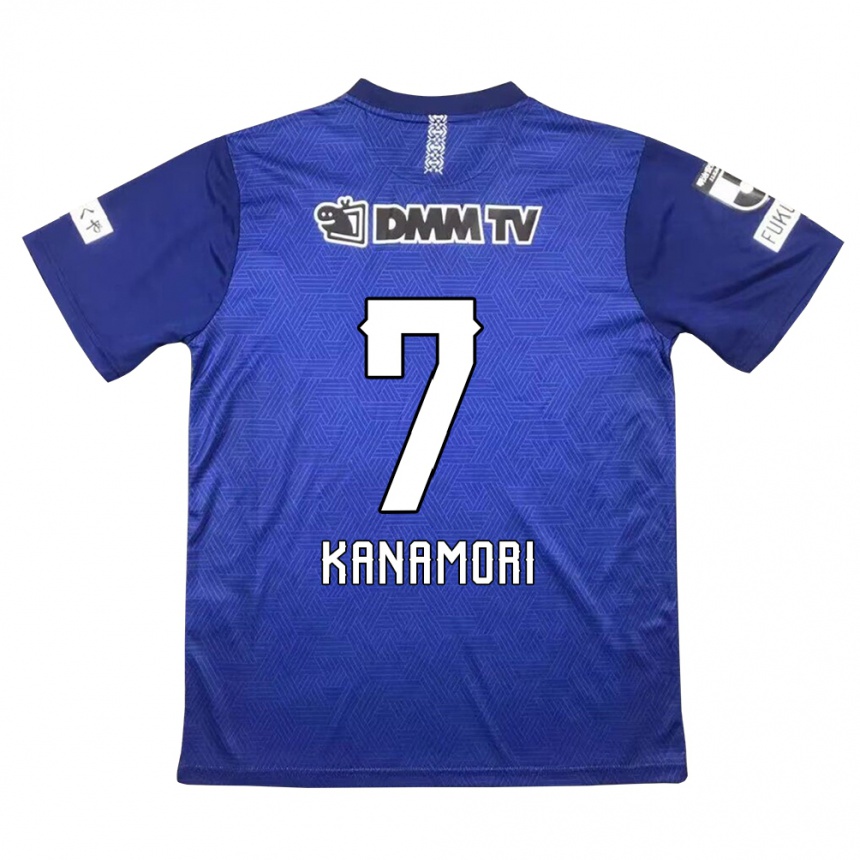 Enfant Football Maillot Takeshi Kanamori #7 Bleu Foncé Tenues Domicile 2024/25