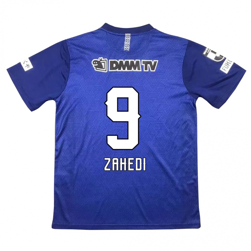 Enfant Football Maillot Shahab Zahedi #9 Bleu Foncé Tenues Domicile 2024/25