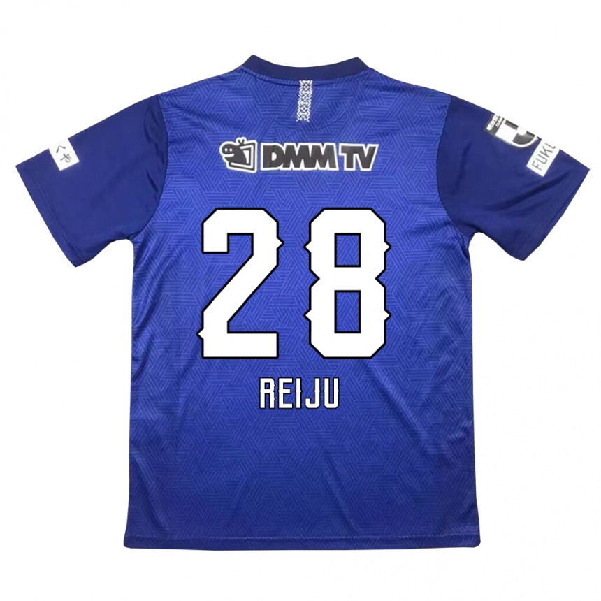 Enfant Football Maillot Reiju Tsuruno #28 Bleu Foncé Tenues Domicile 2024/25