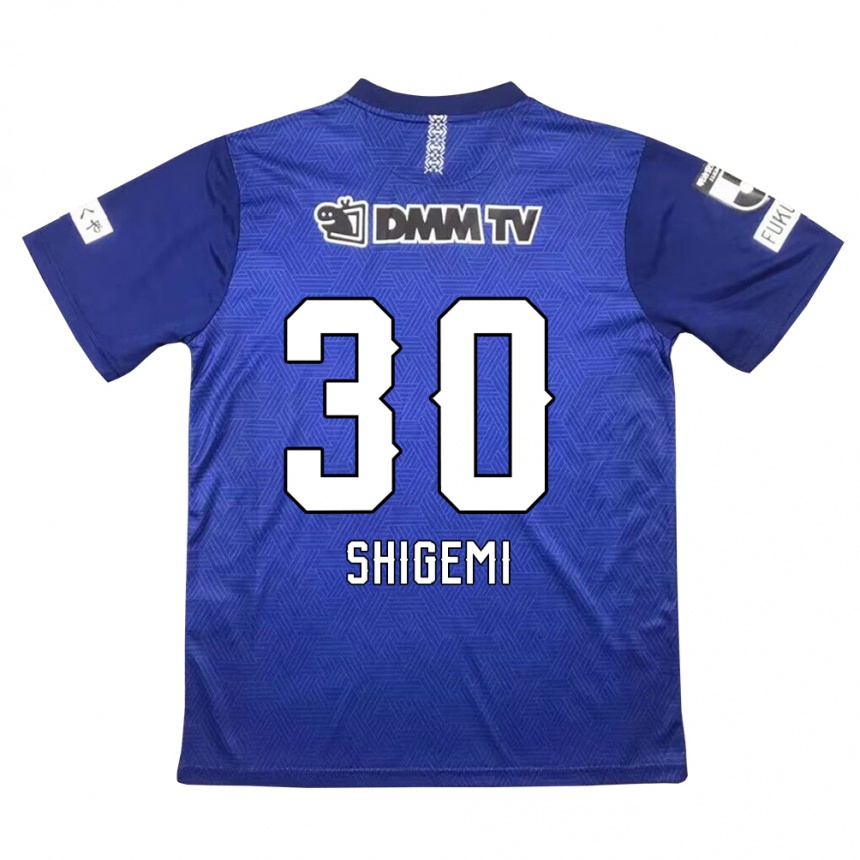 Enfant Football Maillot Masato Shigemi #30 Bleu Foncé Tenues Domicile 2024/25