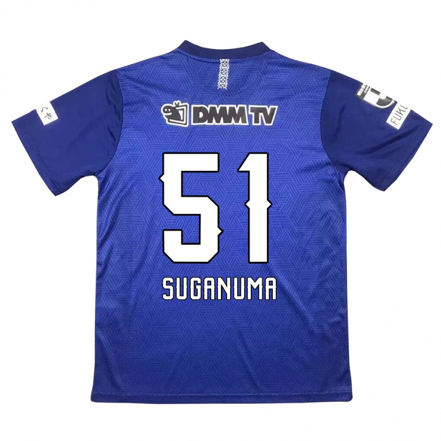 Enfant Football Maillot Kazuaki Suganuma #51 Bleu Foncé Tenues Domicile 2024/25