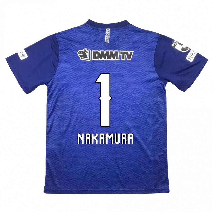 Enfant Football Maillot Seigo Nakamura #1 Bleu Foncé Tenues Domicile 2024/25