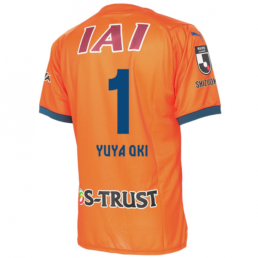 Enfant Football Maillot Yuya Oki #1 Bleu Orange Tenues Domicile 2024/25