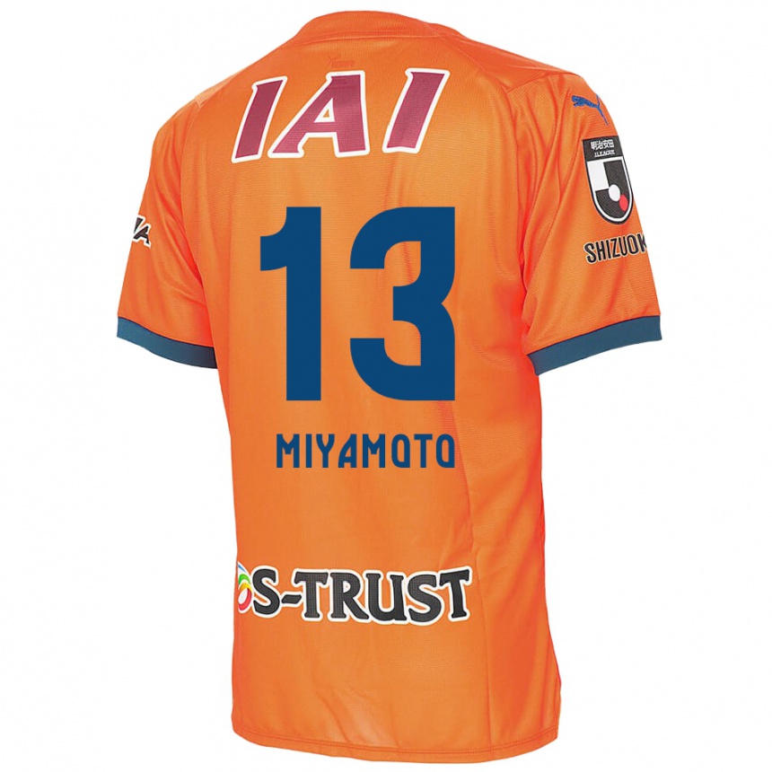 Enfant Football Maillot Kota Miyamoto #13 Bleu Orange Tenues Domicile 2024/25