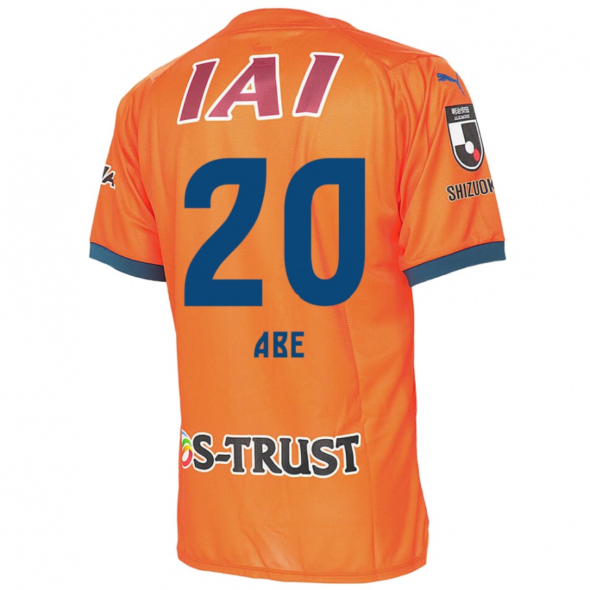 Enfant Football Maillot Ryoya Abe #20 Bleu Orange Tenues Domicile 2024/25