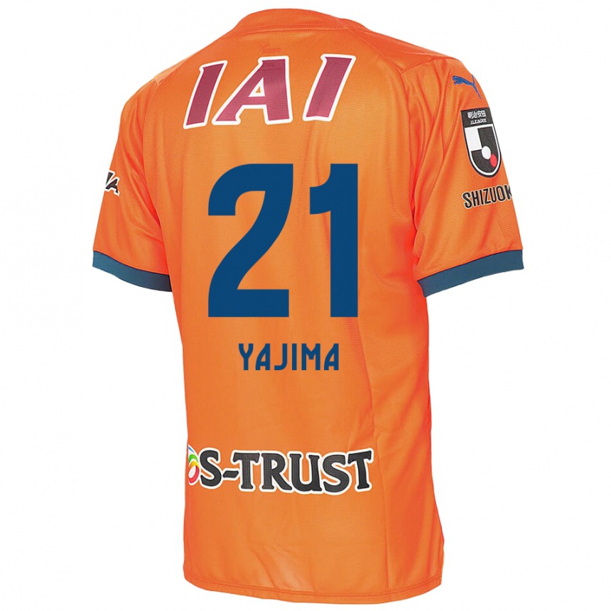 Enfant Football Maillot Shinya Yajima #21 Bleu Orange Tenues Domicile 2024/25