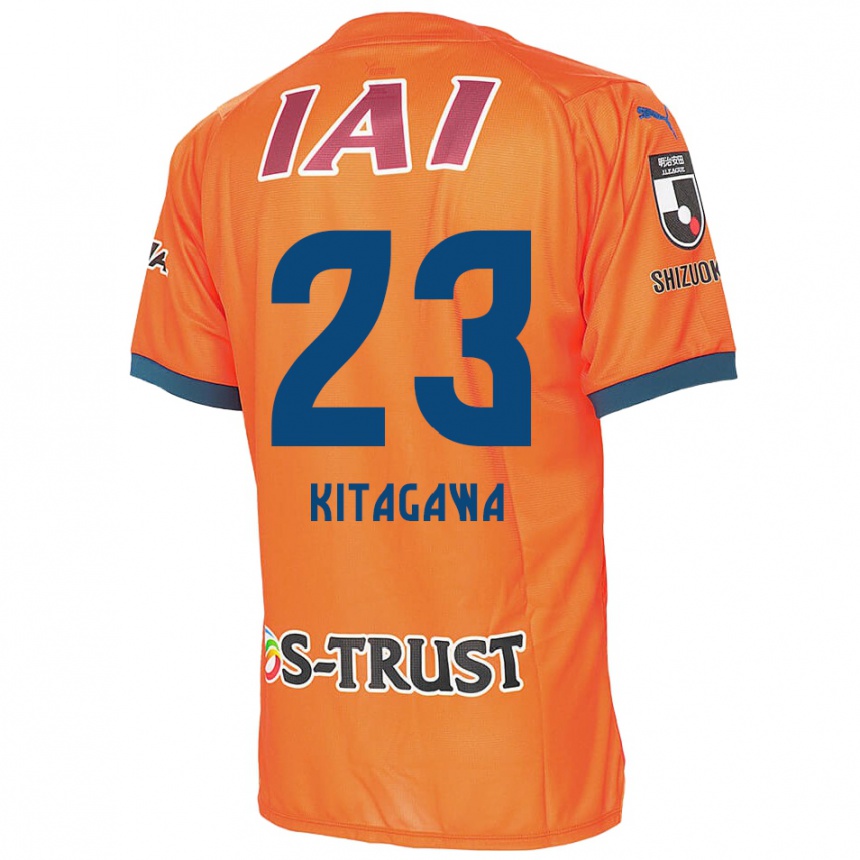 Enfant Football Maillot Koya Kitagawa #23 Bleu Orange Tenues Domicile 2024/25