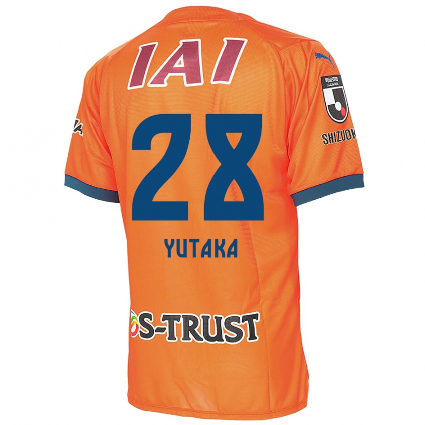 Enfant Football Maillot Yutaka Yoshida #28 Bleu Orange Tenues Domicile 2024/25