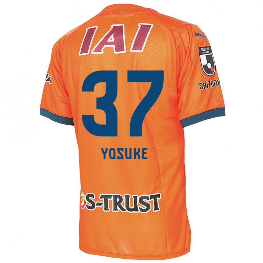 Enfant Football Maillot Yosuke Morishige #37 Bleu Orange Tenues Domicile 2024/25