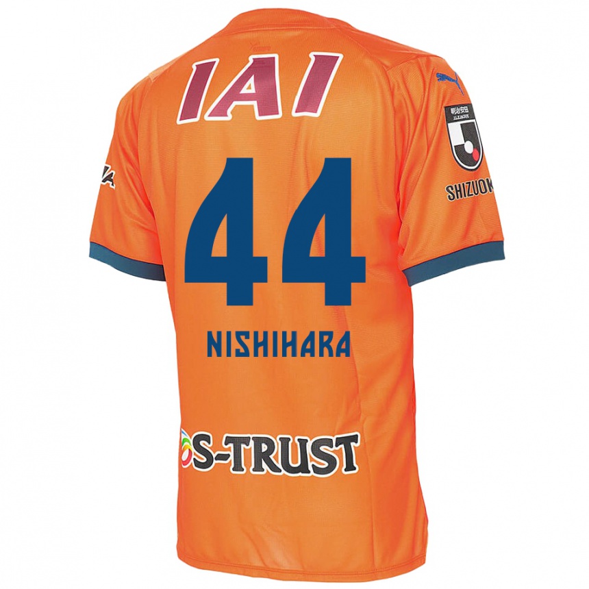 Enfant Football Maillot Motoki Nishihara #44 Bleu Orange Tenues Domicile 2024/25