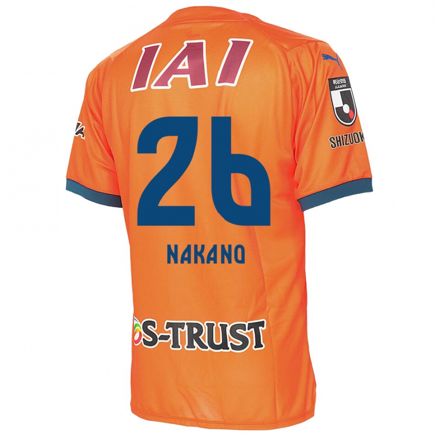 Enfant Football Maillot Takeru Nakano #26 Bleu Orange Tenues Domicile 2024/25