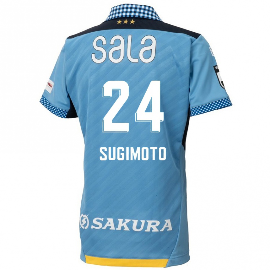 Enfant Football Maillot Mitsuki Sugimoto #24 Bleu Noir Tenues Domicile 2024/25