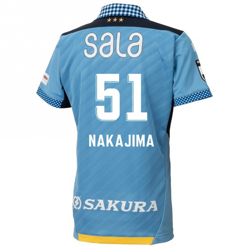 Enfant Football Maillot Keitaro Nakajima #51 Bleu Noir Tenues Domicile 2024/25