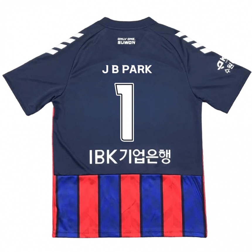 Enfant Football Maillot Bae-Jong Park #1 Bleu Rouge Tenues Domicile 2024/25