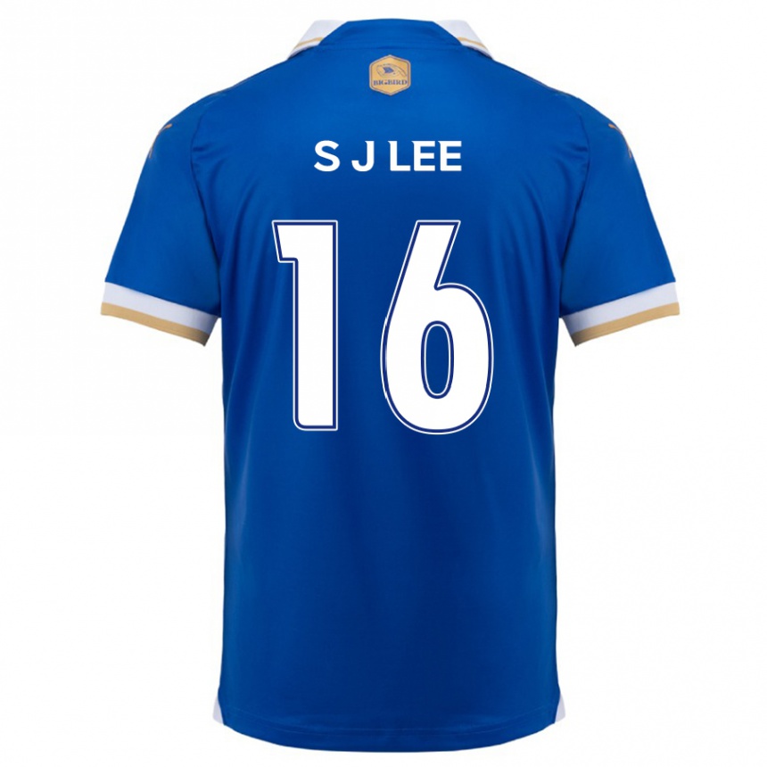 Enfant Football Maillot Jong-Sung Lee #16 Bleu Blanc Tenues Domicile 2024/25